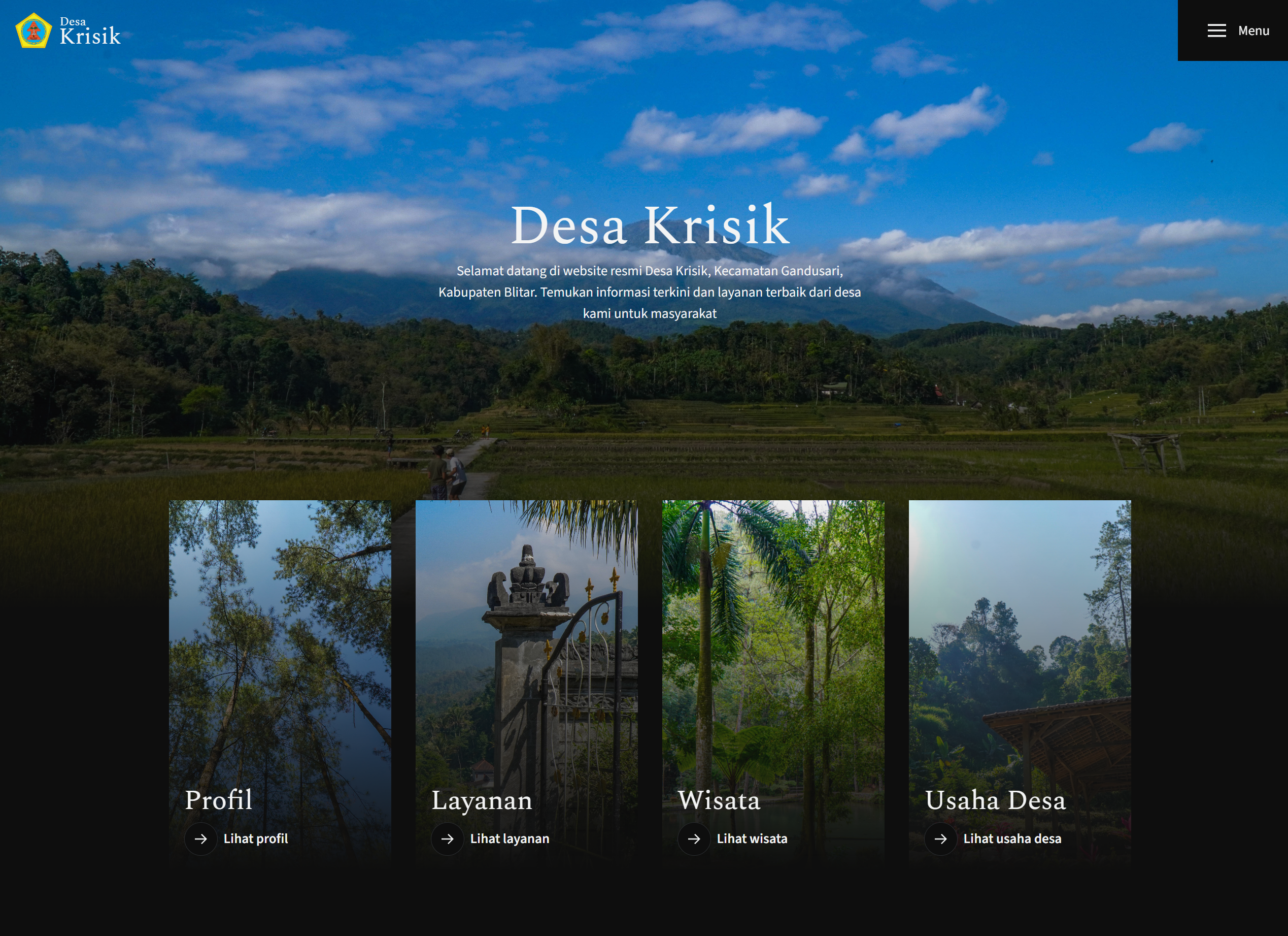 Desa Krisik Homescreen