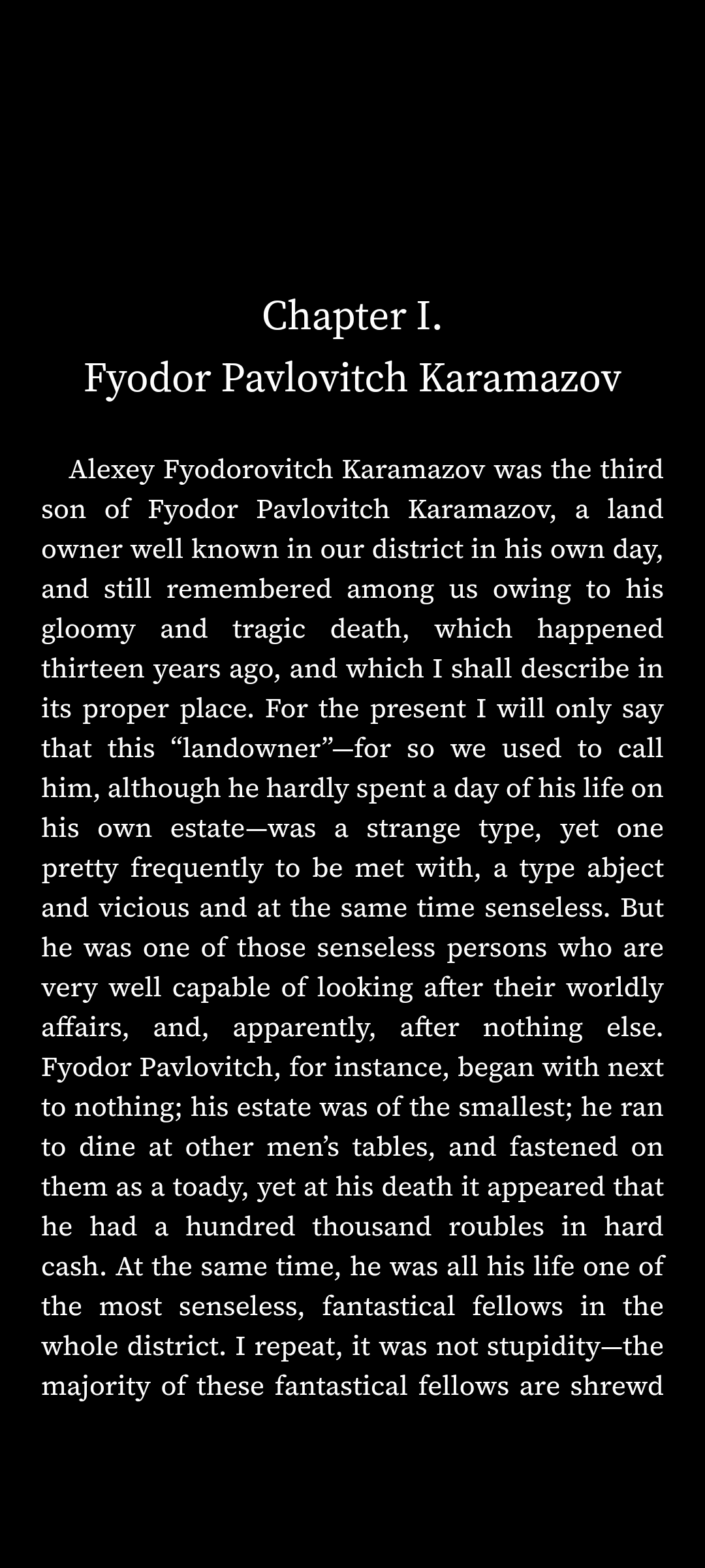 EPUB Reader Interface