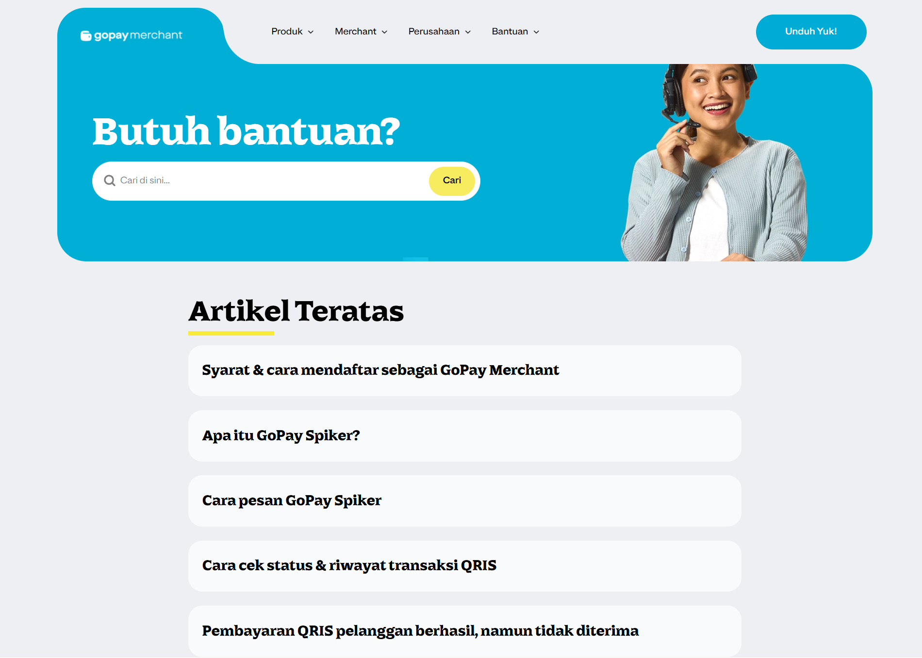 GoPay Help Center Merchant Portal