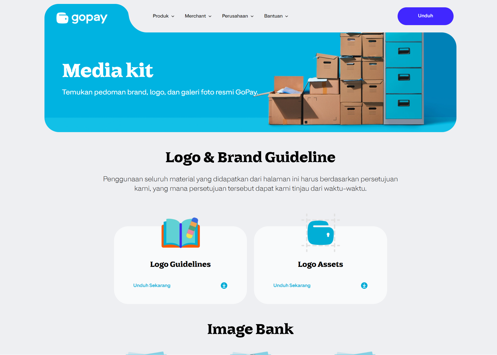 GoPay Media Kit Portal